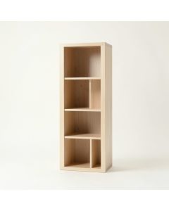 Dune Dell Narrow Cubby Tower - Beige (synthetic illustration; no displayed measurements)