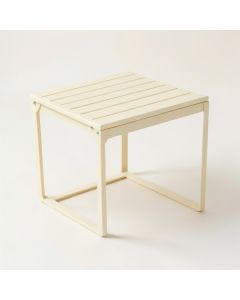 Summit Branch Compact Balcony Table - Cream (synthetic illustration; no displayed measurements)