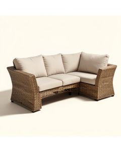 Alfonso 4 Piece Rattan Sofa Seating Group With Cushions (synthetic illustration; no displayed measurements)
