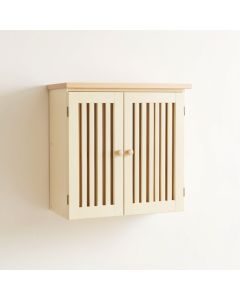 Cedar Crest Wall-Mounted Laundry Cabinet - Cream (synthetic illustration; no displayed measurements)