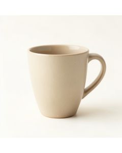 Brook Bend Ceramic Mug - Beige (synthetic illustration; no displayed measurements)