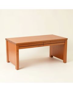 Oak Crest Empty Workshop Workbench - Terracotta (synthetic illustration; no displayed measurements)