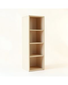 Shore Edge Narrow Cubby Tower - Beige (synthetic illustration; no displayed measurements)