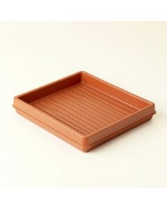 Juniper Brook Empty Under-Desk Cable Tray - Terracotta (synthetic illustration; no displayed measurements)