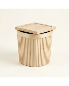 Olive Crest Closed Garden Compost Bin - Beige (synthetic illustration; no displayed measurements)