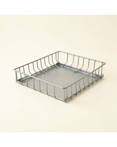 Alder Bridge Empty Under-Desk Cable Tray - Gray (synthetic illustration; no displayed measurements)