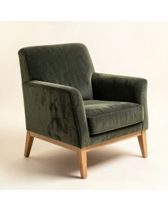 29.5 '' Wide Velvet Armchair (synthetic illustration; no displayed measurements)