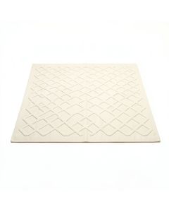 Laurel Branch Rectangular Outdoor Rug - Cream (synthetic illustration; no displayed measurements)