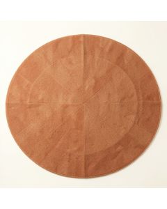 Ash Brook Round Area Rug - Terracotta (synthetic illustration; no displayed measurements)