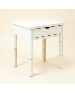 Reed Crossing Side Table - White (synthetic illustration; no displayed measurements)