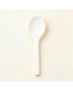 Rowan Arc Cooking Spoon - White (synthetic illustration; no displayed measurements)