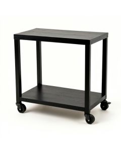 River Brook Empty Rolling Workshop Cart - Black (synthetic illustration; no displayed measurements)