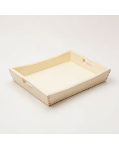 Dawn Bend Serving Tray - Cream (synthetic illustration; no displayed measurements)