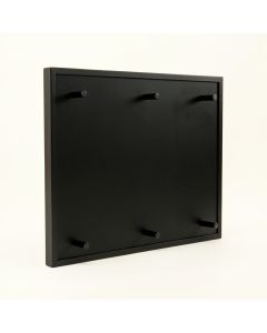 Cove Dell Empty Wall-Mounted Tool Organizer Panel - Black (synthetic illustration; no displayed measurements)