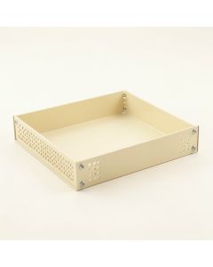Meadow Dale Empty Under-Desk Cable Tray - Cream (synthetic illustration; no displayed measurements)
