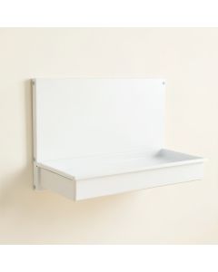 Field Canyon Empty Wall-Mounted Tool Organizer Panel - White (synthetic illustration; no displayed measurements)