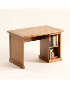 Veazey Writing Desk With Bookcase (synthetic illustration; no displayed measurements)
