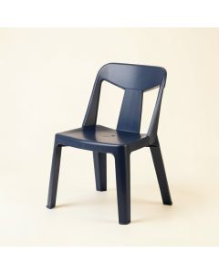 Laurel Bend Small Chair - Navy (synthetic illustration; no displayed measurements)
