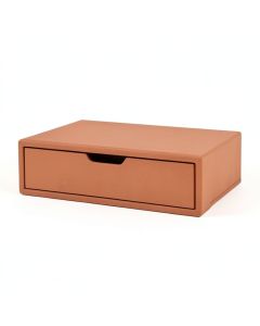 Fern Edge Desktop Monitor Riser - Terracotta (synthetic illustration; no displayed measurements)