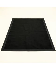 Hill Bridge Rectangular Outdoor Rug - Black (synthetic illustration; no displayed measurements)
