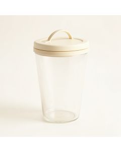 Alder Crest Storage Canister With Lid - Cream (synthetic illustration; no displayed measurements)