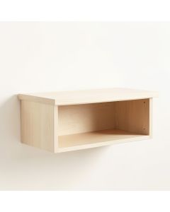 River Crest Wall-Mounted Shelf - Ivory (synthetic illustration; no displayed measurements)