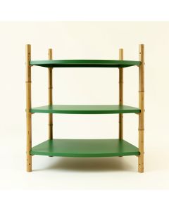Stone Bluff Empty Seed-Starting Shelving Unit Without Lights - Green (synthetic illustration; no displayed measurements)
