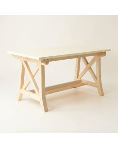 Slate Dell Empty Workshop Workbench - Cream (synthetic illustration; no displayed measurements)