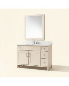 Chabon 24 '' Single Bathroom Vanity Set With Mirror (synthetic illustration; no displayed measurements)