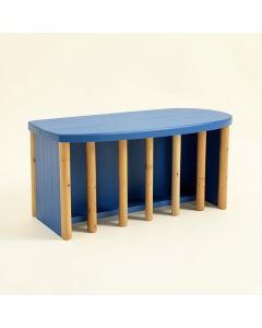 Birch Dell Shoe Storage Bench - Blue (synthetic illustration; no displayed measurements)