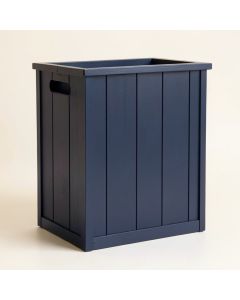 Holly Branch Closed Outdoor Storage Box - Navy (synthetic illustration; no displayed measurements)