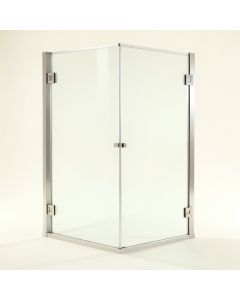 Flex 56-60 In . W X 72 In . H Semi-Frameless Pivot Shower Door (synthetic illustration; no displayed measurements)