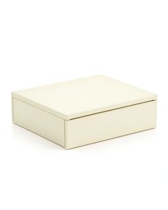 Olive Field Desktop Monitor Riser - Ivory (synthetic illustration; no displayed measurements)