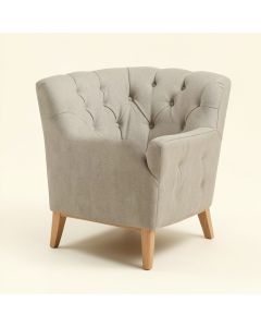 Gustavo 31.5 '' Wide Tufted Polyester Wingback Chair (synthetic illustration; no displayed measurements)