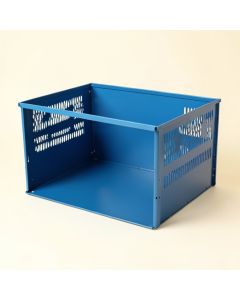 Wren Edge Empty Furniture-Style Pet Crate - Blue (synthetic illustration; no displayed measurements)