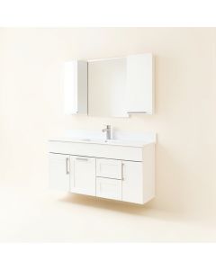 Acaia 30 '' Wall-Mounted Single Bathroom Vanity Set (synthetic illustration; no displayed measurements)