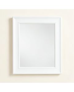 Vale Brook Framed Wall Mirror - White (synthetic illustration; no displayed measurements)