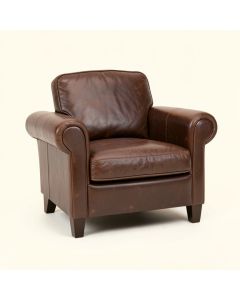 Burdett 67 '' Genuine Leather Tuxedo Arm Loveseat (synthetic illustration; no displayed measurements)
