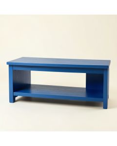 Lake Branch Indoor Bench - Blue (synthetic illustration; no displayed measurements)