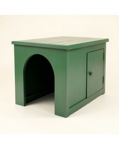 Heath Bluff Empty Furniture-Style Litter Enclosure - Green (synthetic illustration; no displayed measurements)