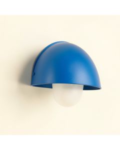 Reed Canyon Wall Sconce Mounted On A Plain Wall - Blue (synthetic illustration; no displayed measurements)