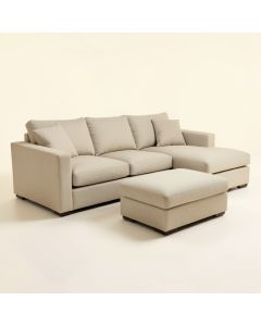 Wetherby 52 '' Wide Reversible Modular Sofa & Chaise With Ottoman (synthetic illustration; no displayed measurements)