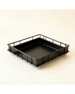 Spruce Arc Empty Under-Desk Cable Tray (synthetic illustration; no displayed measurements)