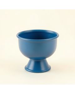 Cedar Bend Empty Candle Holder - Blue (synthetic illustration; no displayed measurements)