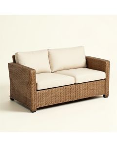Waterbury Patio Sofa With Cushions (synthetic illustration; no displayed measurements)