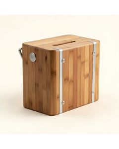 Bamboo Shower Caddy (synthetic illustration; no displayed measurements)