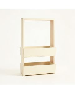 Field Crest Empty Vertical Garden Frame - Cream (synthetic illustration; no displayed measurements)