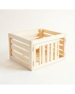 Ridge Dale Empty Furniture-Style Pet Crate - Ivory (synthetic illustration; no displayed measurements)
