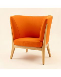 Bonnette 37 '' Wide Polyester Wingback Chair (synthetic illustration; no displayed measurements)