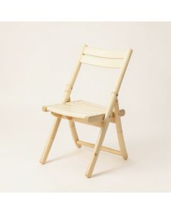 Hill Brook Folding Outdoor Chair - Cream (synthetic illustration; no displayed measurements)